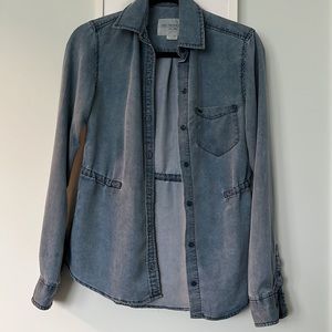 Obey Propaganda Chambray Denim Shirt- XS